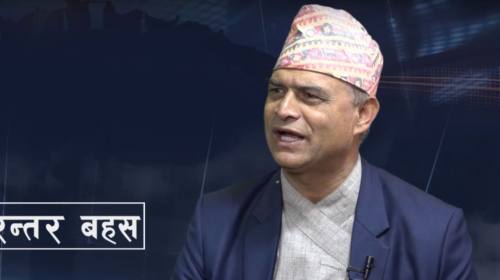 Purusottam Nepal On Nirantar Bahas with Kumar Yatr